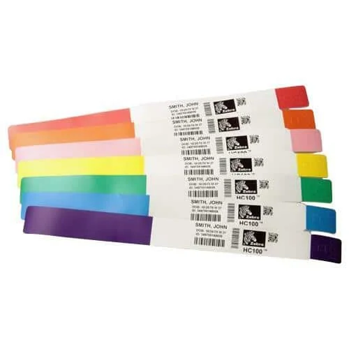WRISTBAND Z-BAND SPLASH 25X254 350 BANDS/ROLL YEL (BOX OF 4) - 10012718-2
